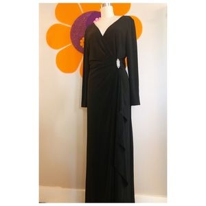 Ralph Lauren Drape Evening Gown